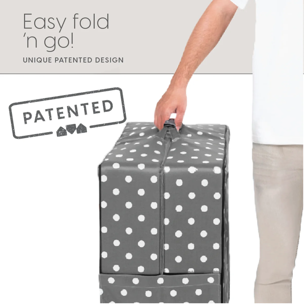 Milliard Portable Toddler Travel Bed Nap Mat + Washable Fitted Sheet, Great for Travel Camping Trips and Sleepovers - Light Grey