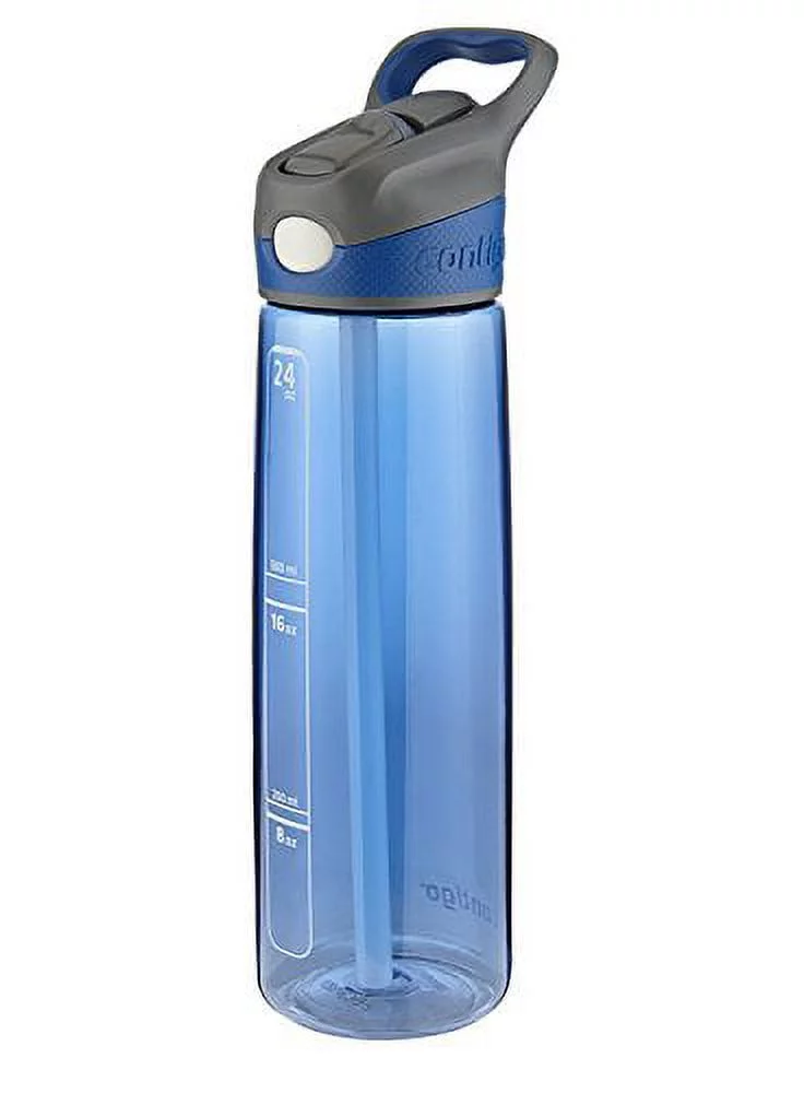 Contigo AUTOSPOUT Straw Addison Water Bottle, 24 oz, Monaco