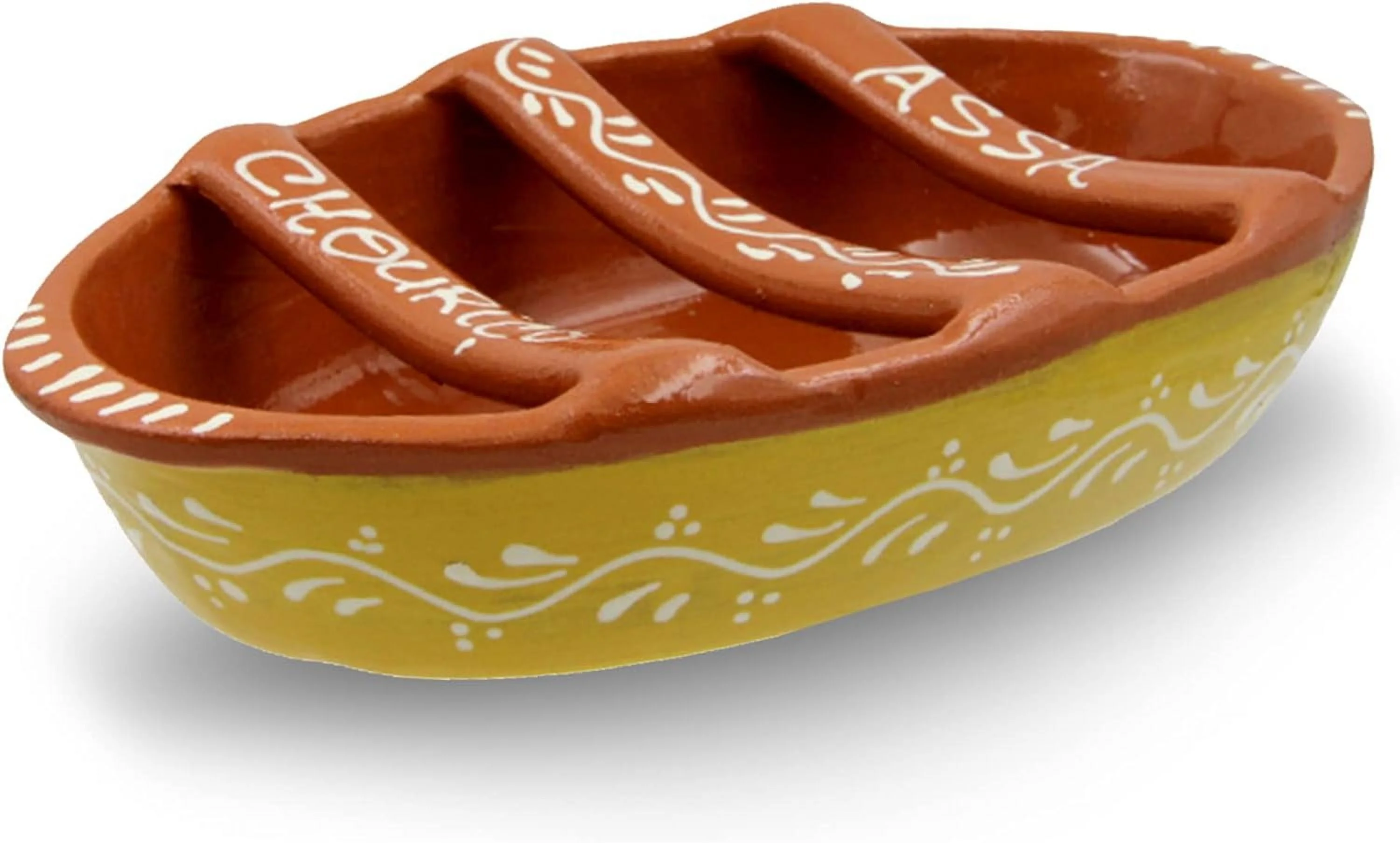 Terracotta Sausage Roaster Made In Portugal (Yellow)