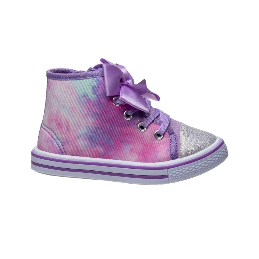 Laura Ashley Toddler Girls' Sneakers - High-Top - Purple, Size: 5