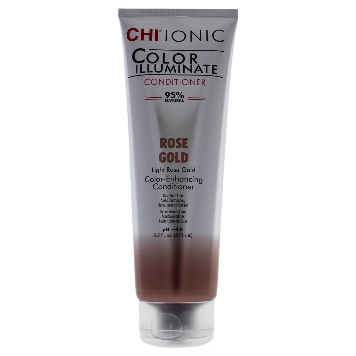 Ionic Color Illuminate - Rose Gold Conditioner by CHI for Unisex - 8.5 oz Conditioner