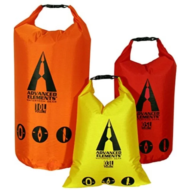 Advanced Elements PackLite Roll Top Dry Bag Set