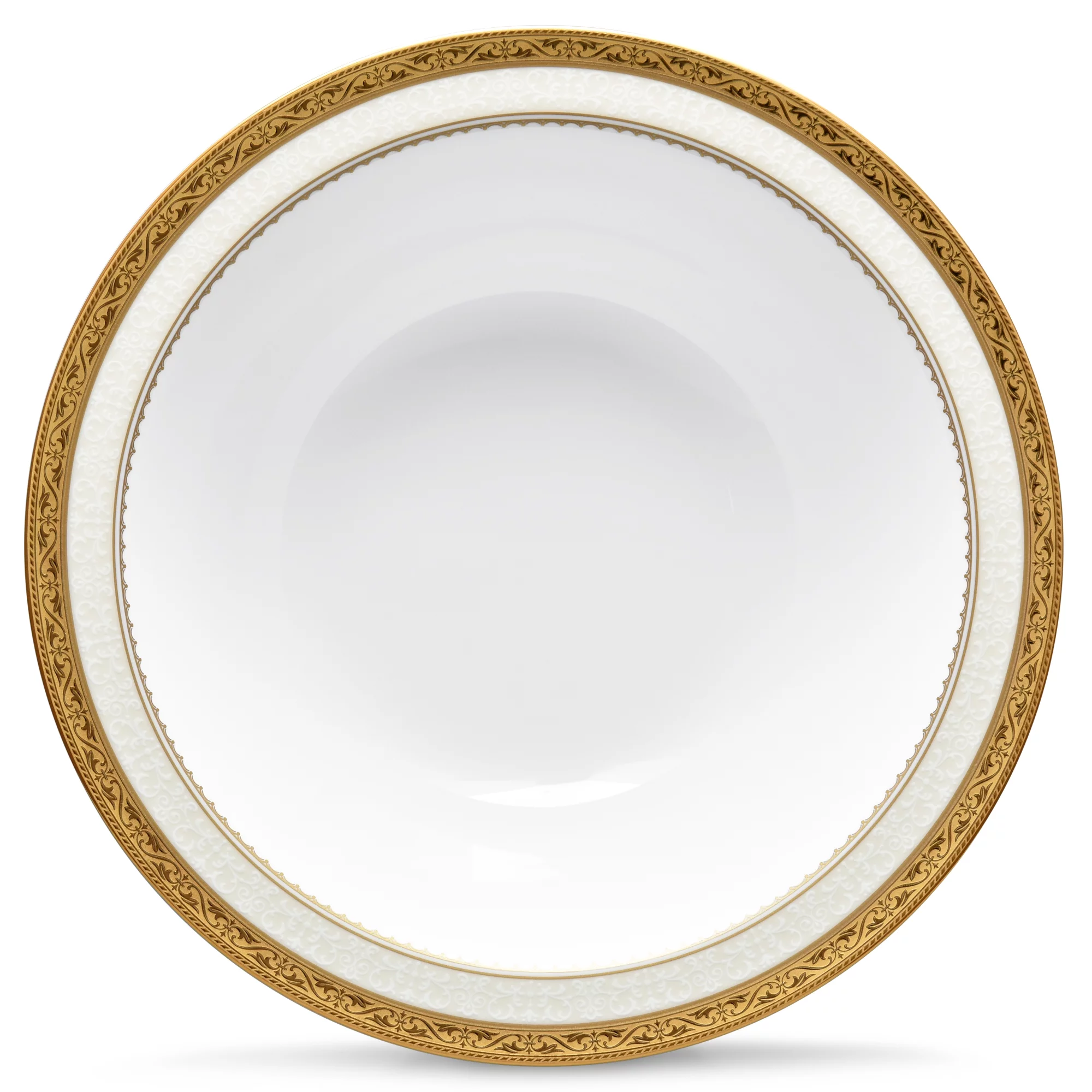Noritake Odessa Gold Large Round Vegetable Serving Bowl