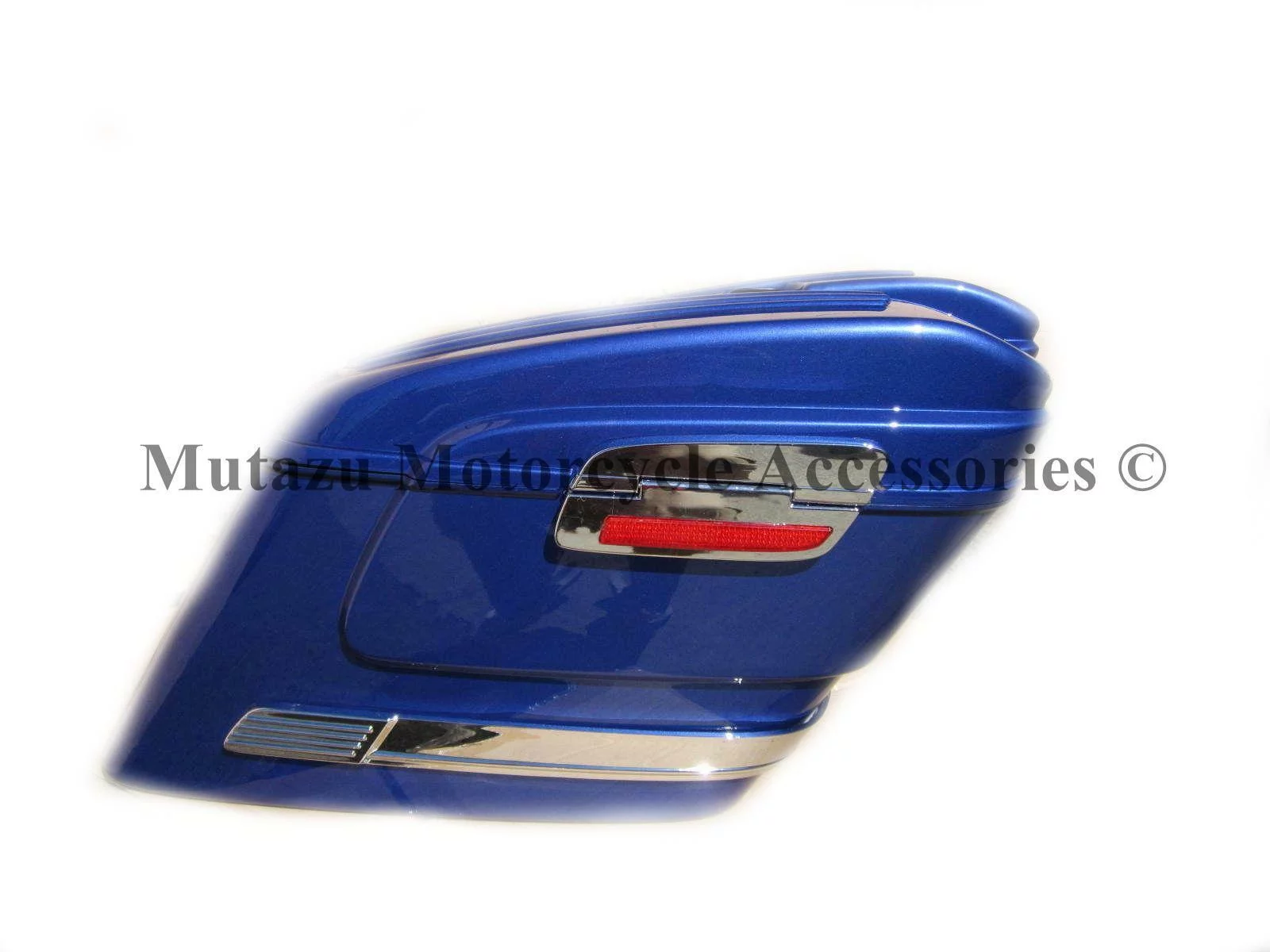 Mutazu Cobalt Blue HL Hard Saddlebag fits SABRE VTX VALKYRIE SPIRIT MAGNA AERO HONDA