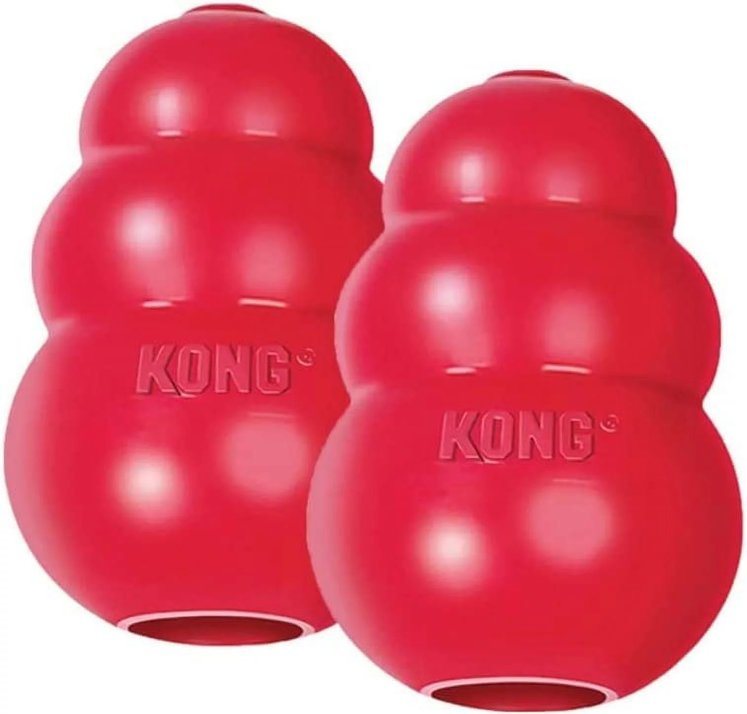 KONG Classic Medium Dog Toy Red Medium Pack of 2