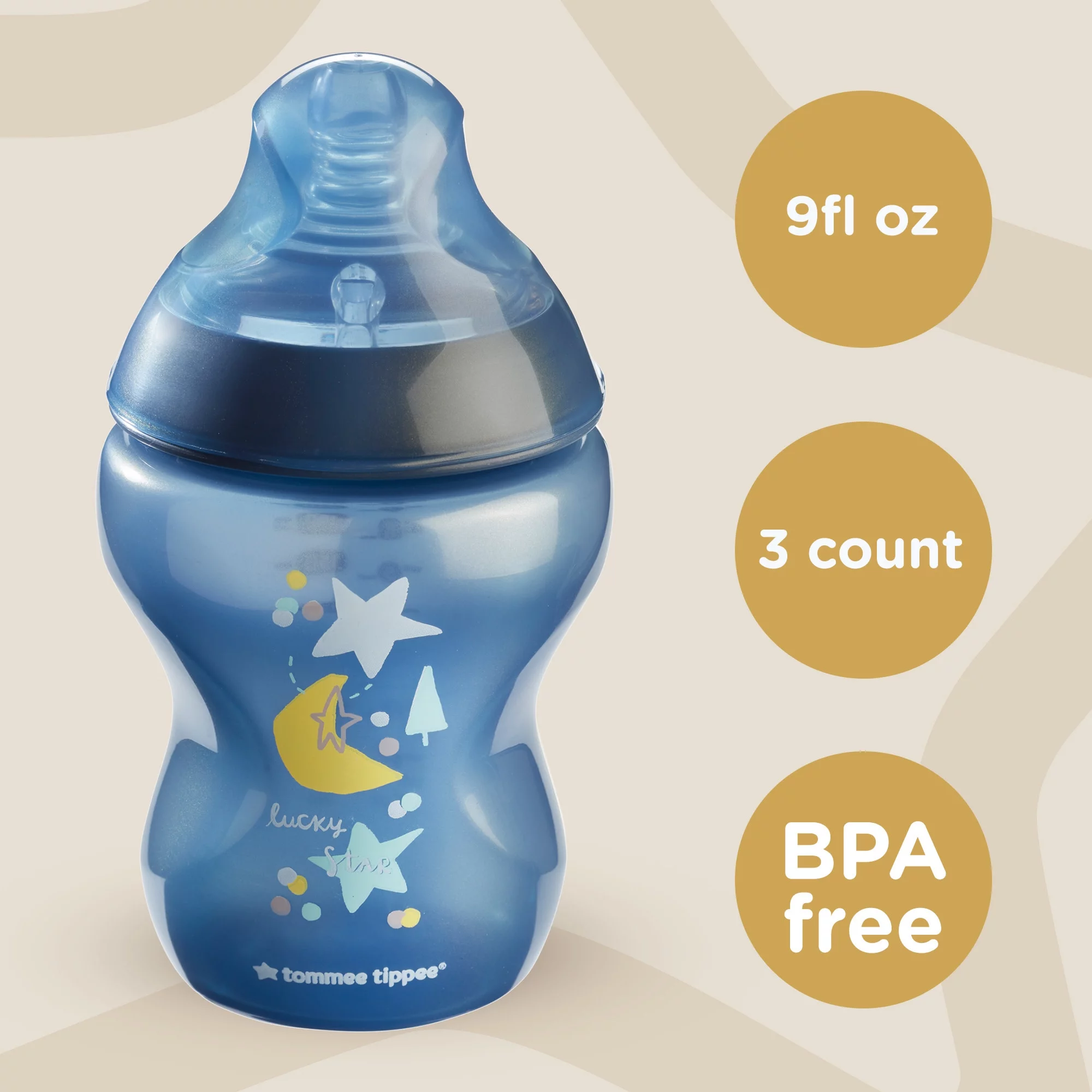 Tommee Tippee Closer to Nature Baby Bottles - 0+ Months, 9 fl oz, 3 Count