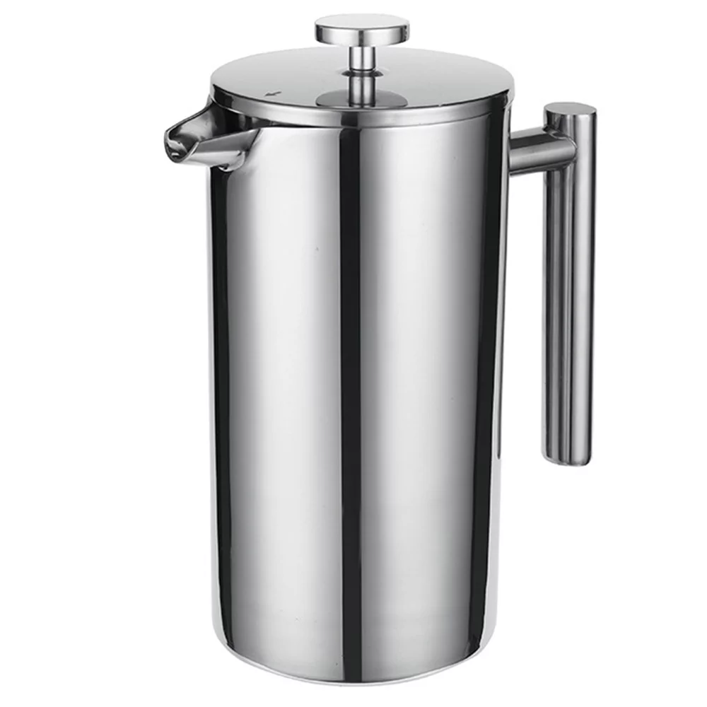 Yabuy Rust Proof French Press 304 Stainless Steel Thermal Coffee and Tea Maker 800ml Capacity