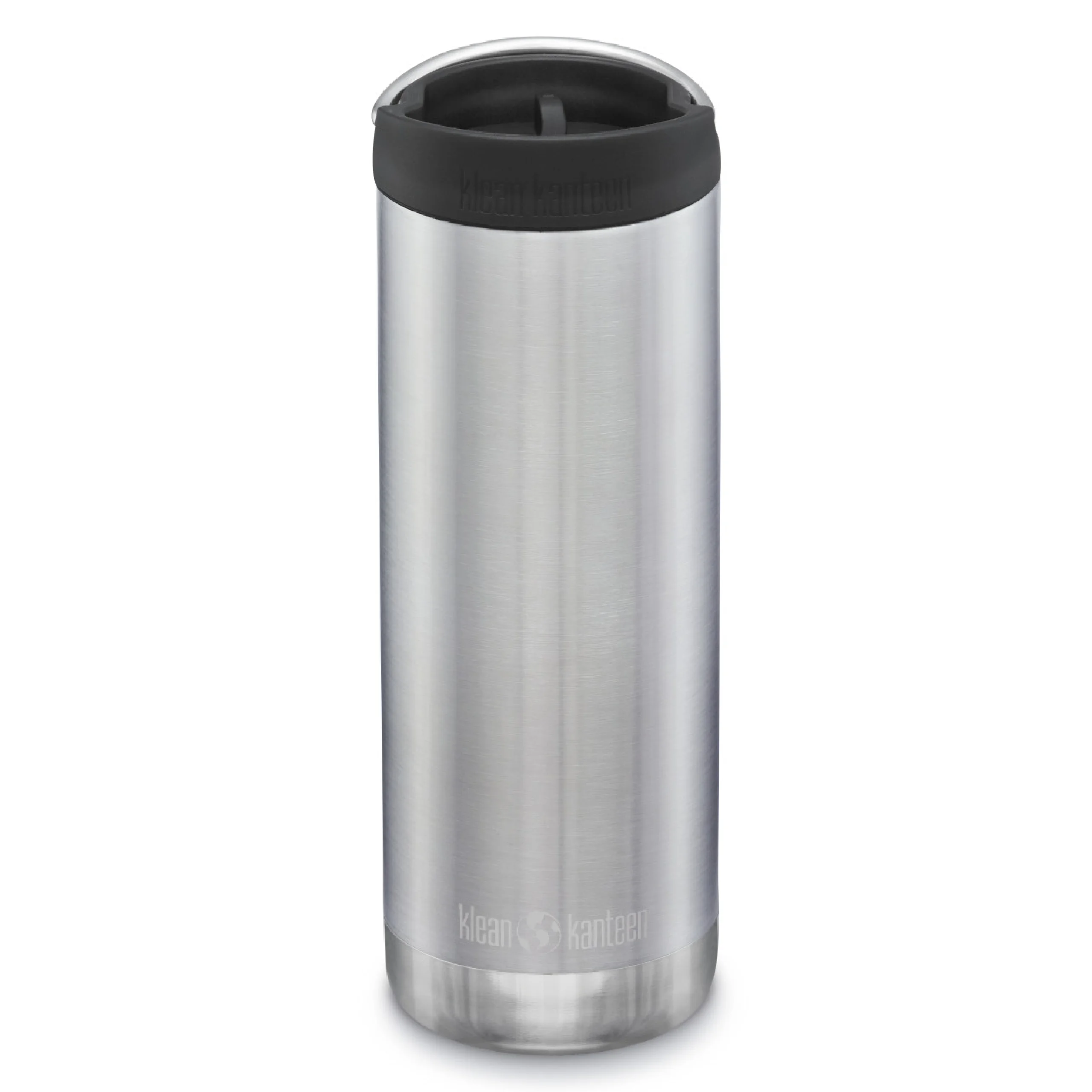 Klean Kanteen 16 oz. TKWide Insulated Bottle with Cafe Cap - Brushed Stainless