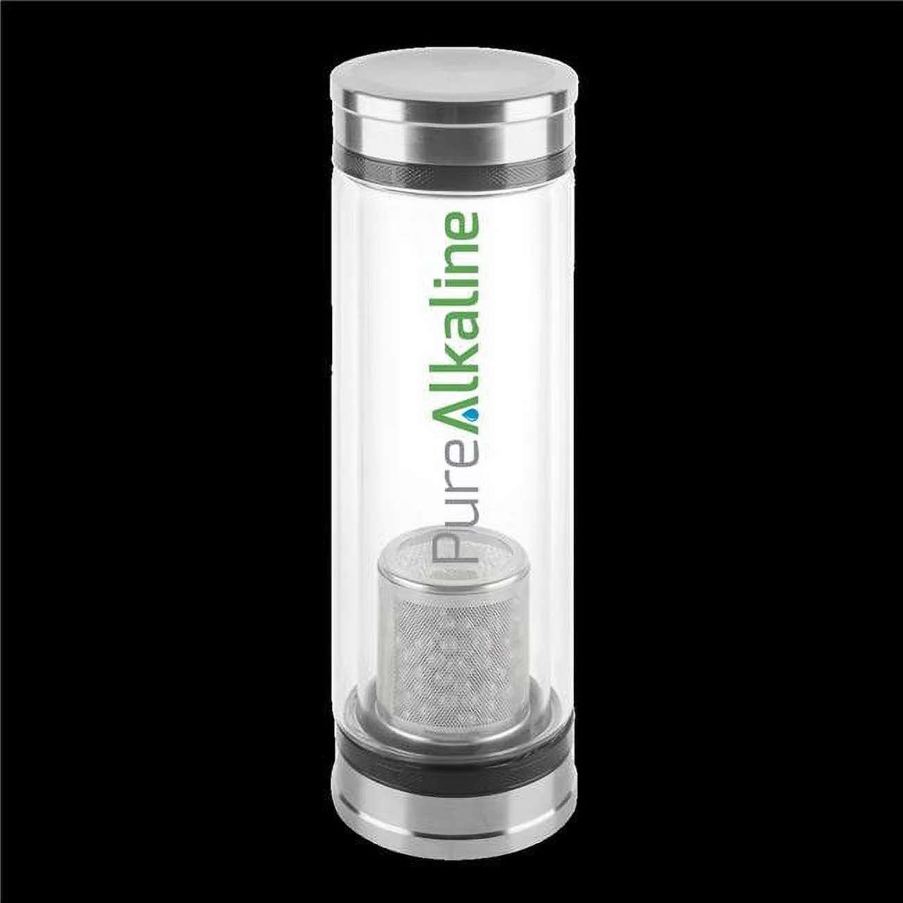 Cosan USA 855481006139 Pure Alkaline - Travel Office on-The-Go Dual Wall Insulated Mineral Infuser