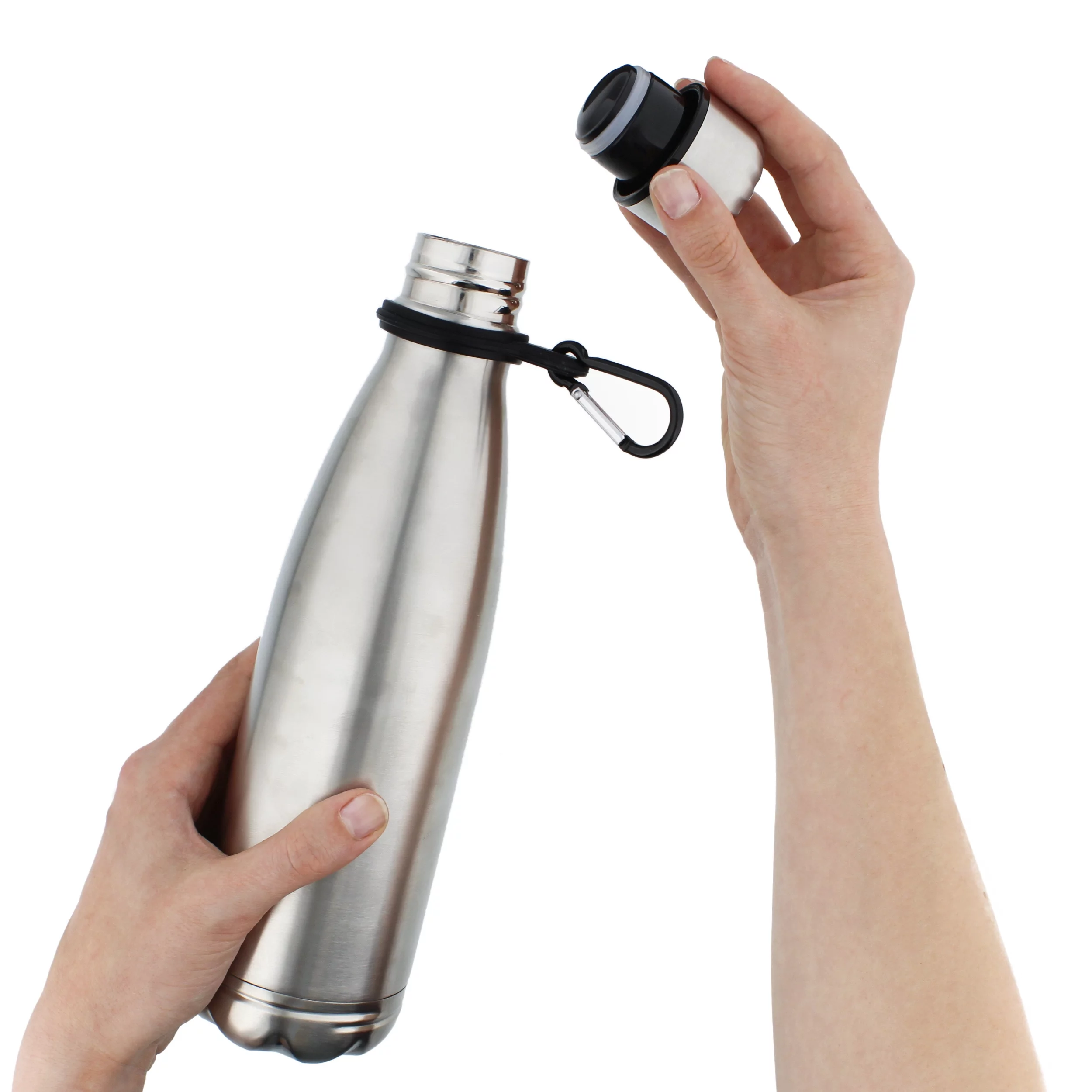 Tactical45 Stainless Steel Water Bottle Reusable Water Bottle with Hidden Bottom
