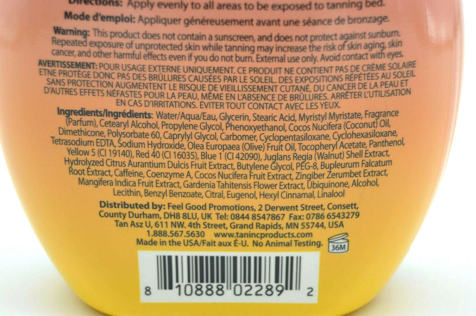 Tan Asz U BIKINI BLACK Advanced Ultra Dark 200x Black Bronzer 13.5 oz