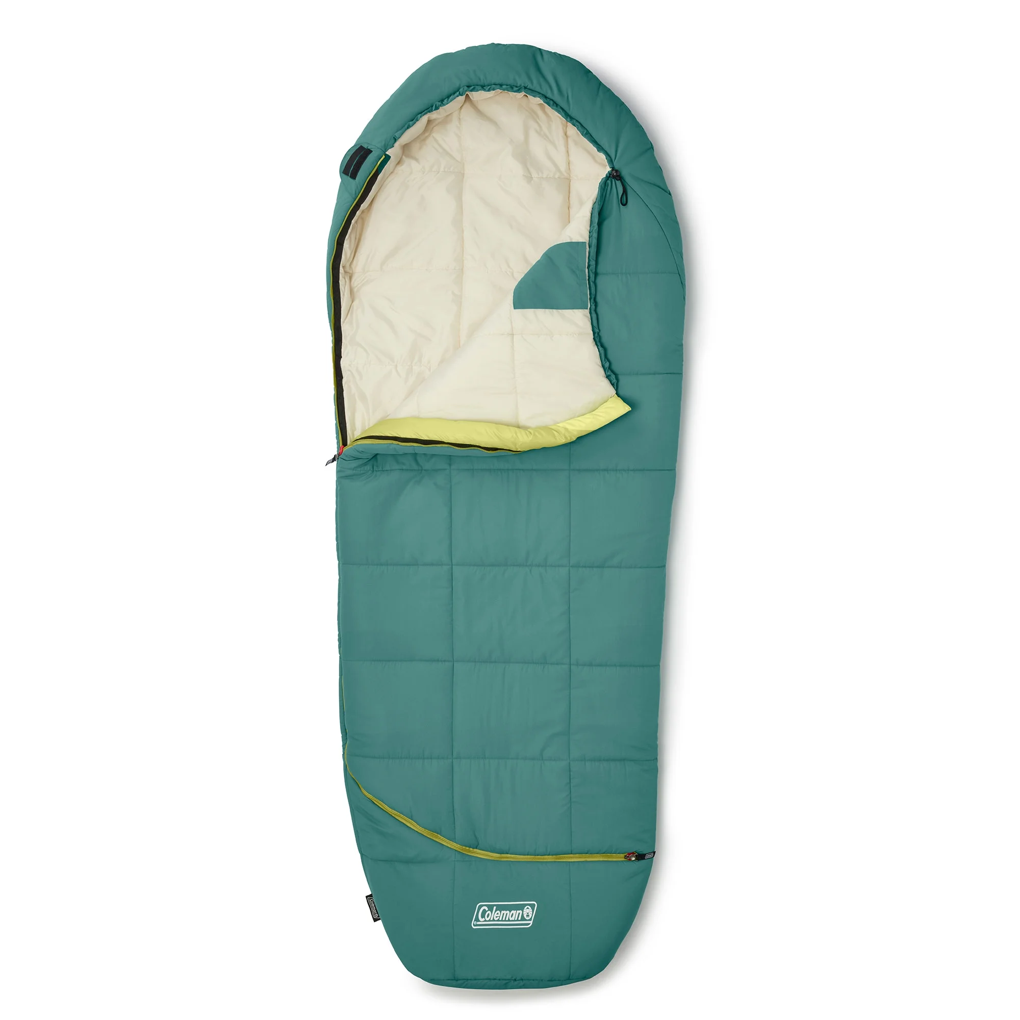 Coleman Big Bay Mummy Foot Ventilation Sleeping Bag, 40 Degree Big & Tall
