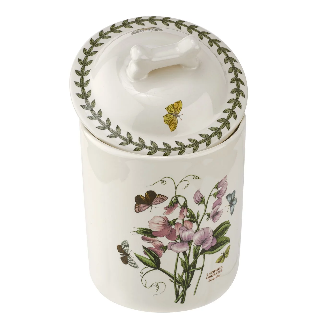 Portmeirion Botanic Garden 7 Inch Treat Jar (Sweet Pea)