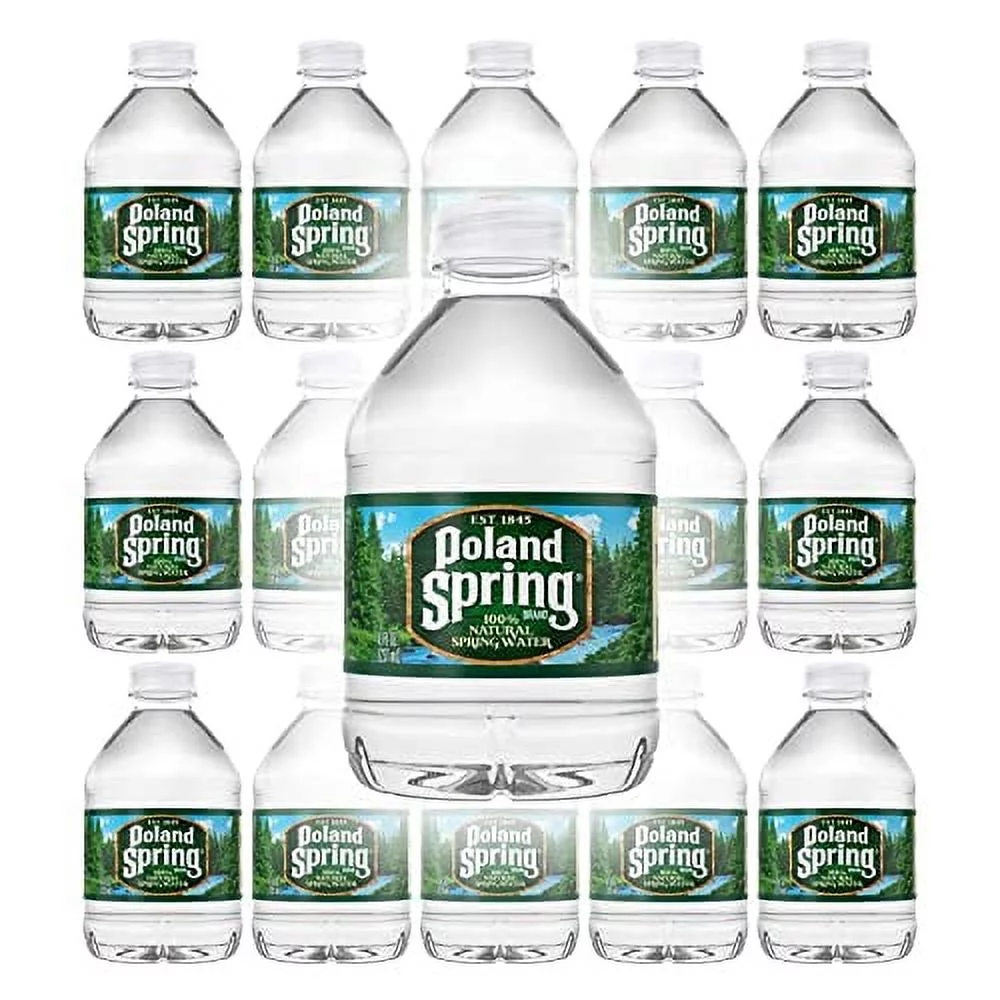 Natural Spring Water, 8Oz Bottle (Pack Of 15, Total Of 120 Fl Oz)