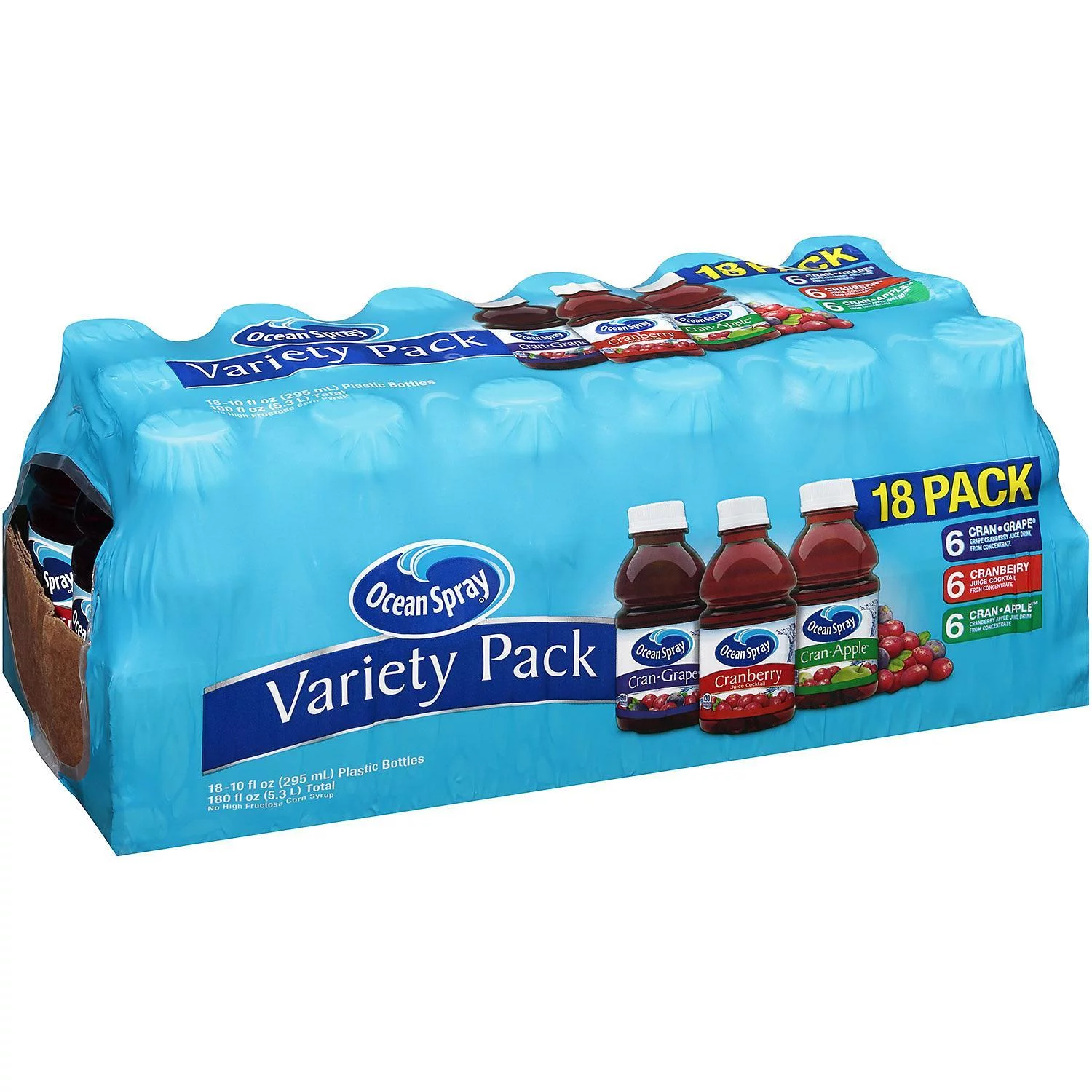 Ocean Spray Juice Drink Variety Pack, 18 ct./10 fl. oz.