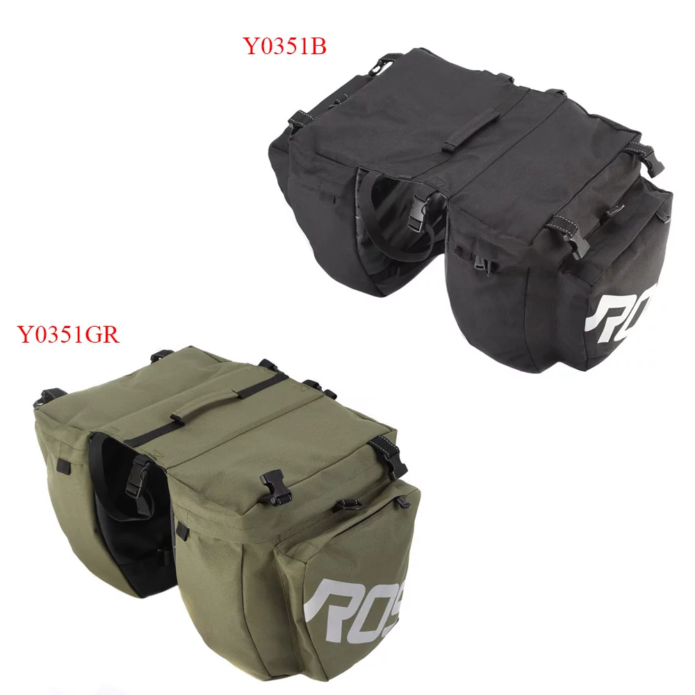 Romacci ROSWHEEL 3 in 1 Multifunction Road MTB Mountain Bike Bag Bicycle Pannier Rear Seat Trunk Bag