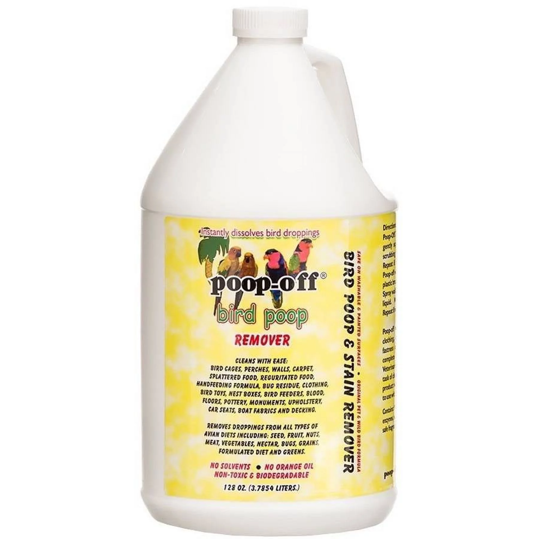 Poop-Off Bird Poop Remover, 128 fl oz