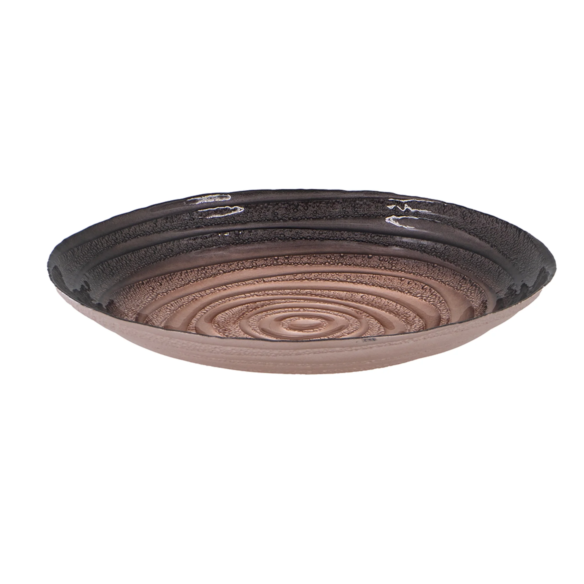 CC Home Furnishings Swirl Glass Charger - 15.75