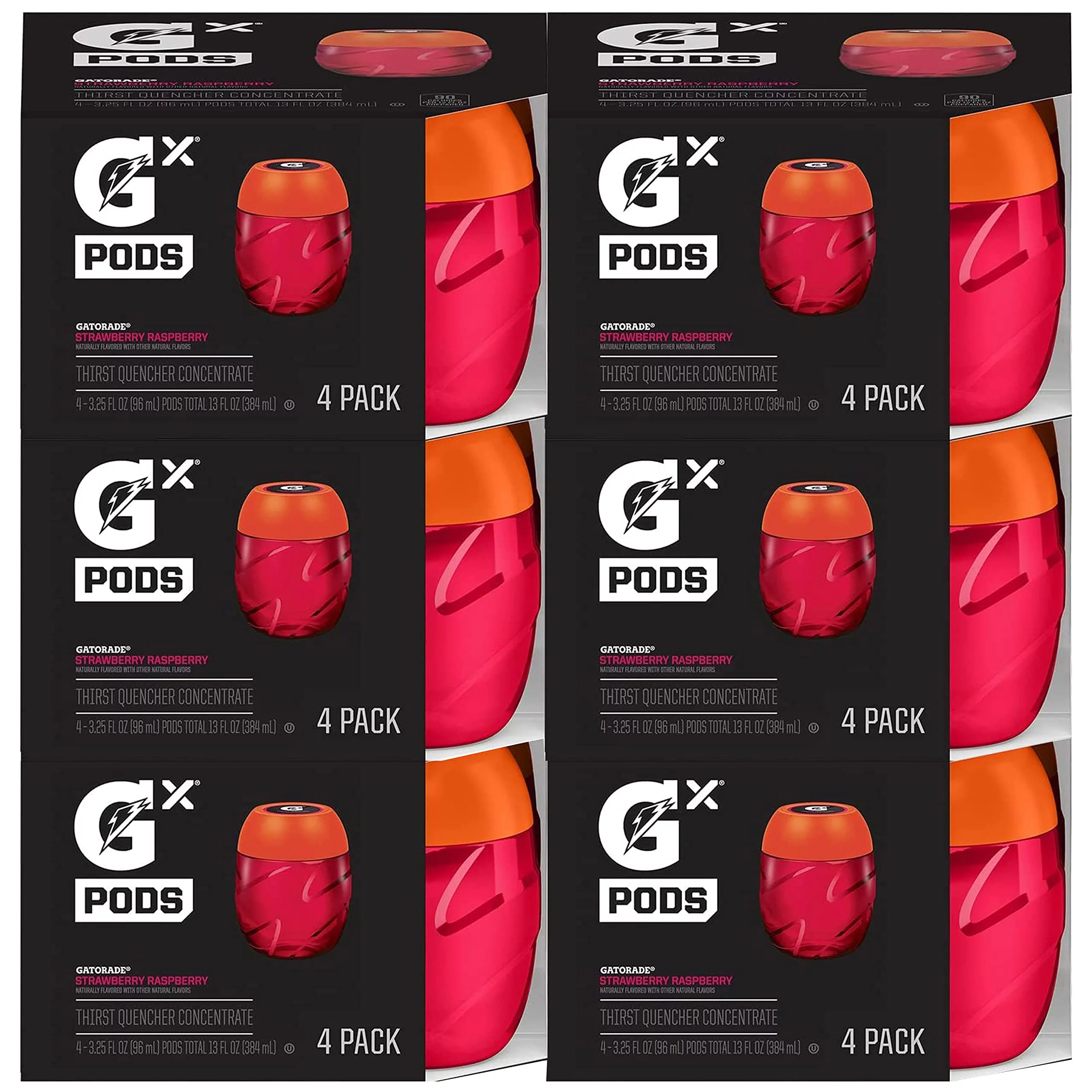 Gatorade Unisex Adult Gatorade Gx Pods, Strawberry Raspberry (24Ct), 24Ct Us