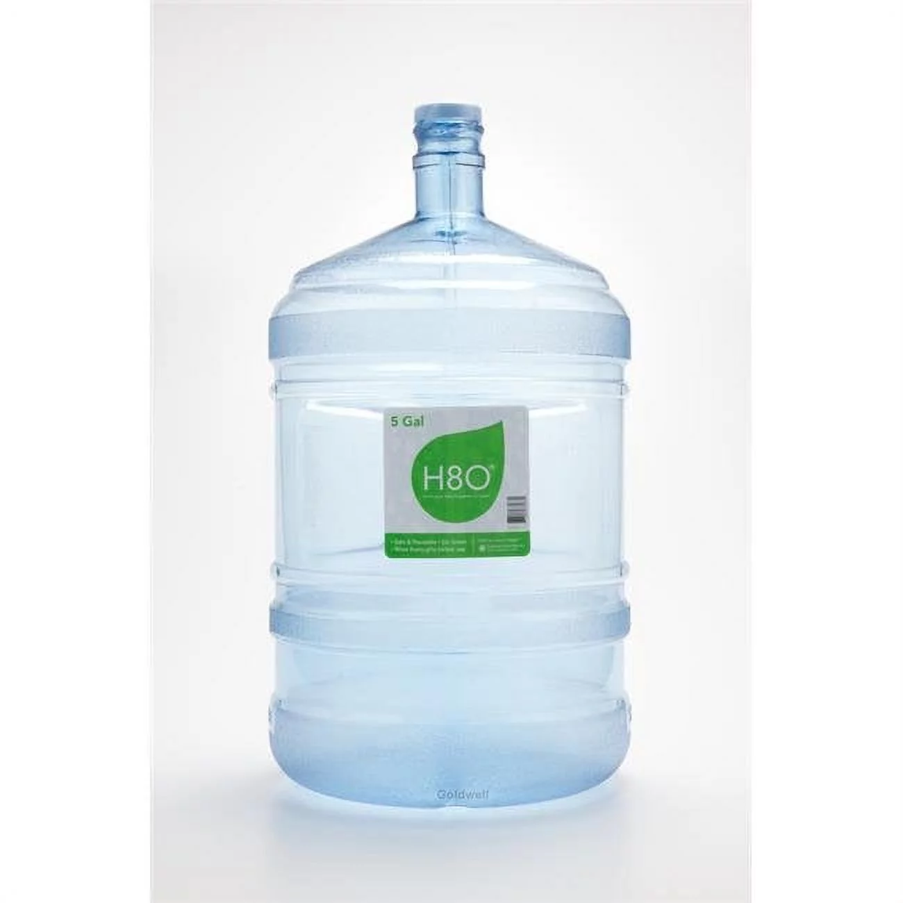 H8O PC58GH-48 5 gal Water Bottle with Handle & 48 mm Cap - Polycarbonate Plastic