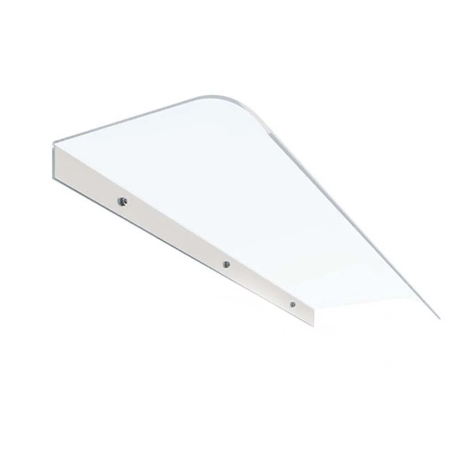 Window Canopy Window Awning Garden Durable 40cm Width No Brackets Rain Snow Protection Clear with Screws Sturdy Patio Awning Canopy , 40cmx40cm