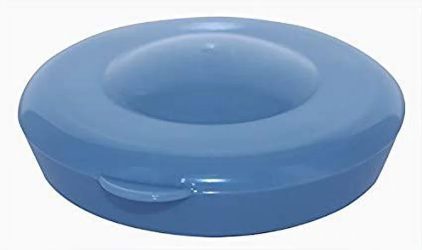 AquaNation Dew Cap Replacement - Pack of 16 Fit 55mm Snap On Crown Top 3 & 5 Gallon Water Bottles Snug & Tight Leak Proof BPA-Free Jug Lids (Quantity of 16)