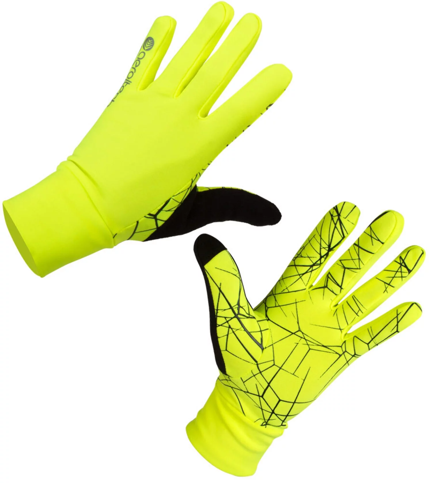 Aero Tech Spider Grip Lightweight High-Visibility Full Finger Liner Gloves