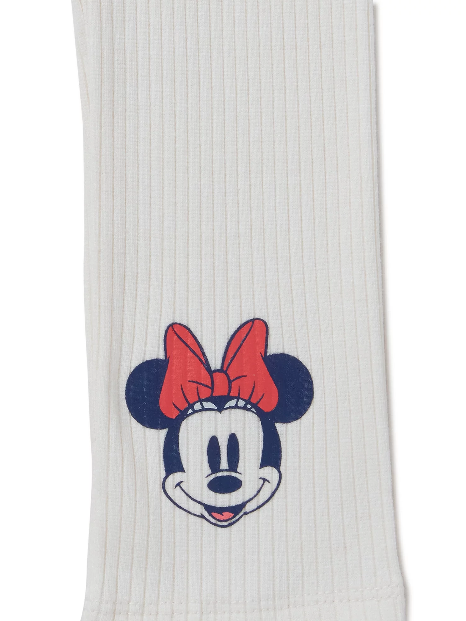 Disney Minnie Mouse and Mickey Mouse Baby and Toddler Girls Hoodie Peplum Sweatshirt and Leggings, 2-Piece Outfit Set, 12 Months-5T