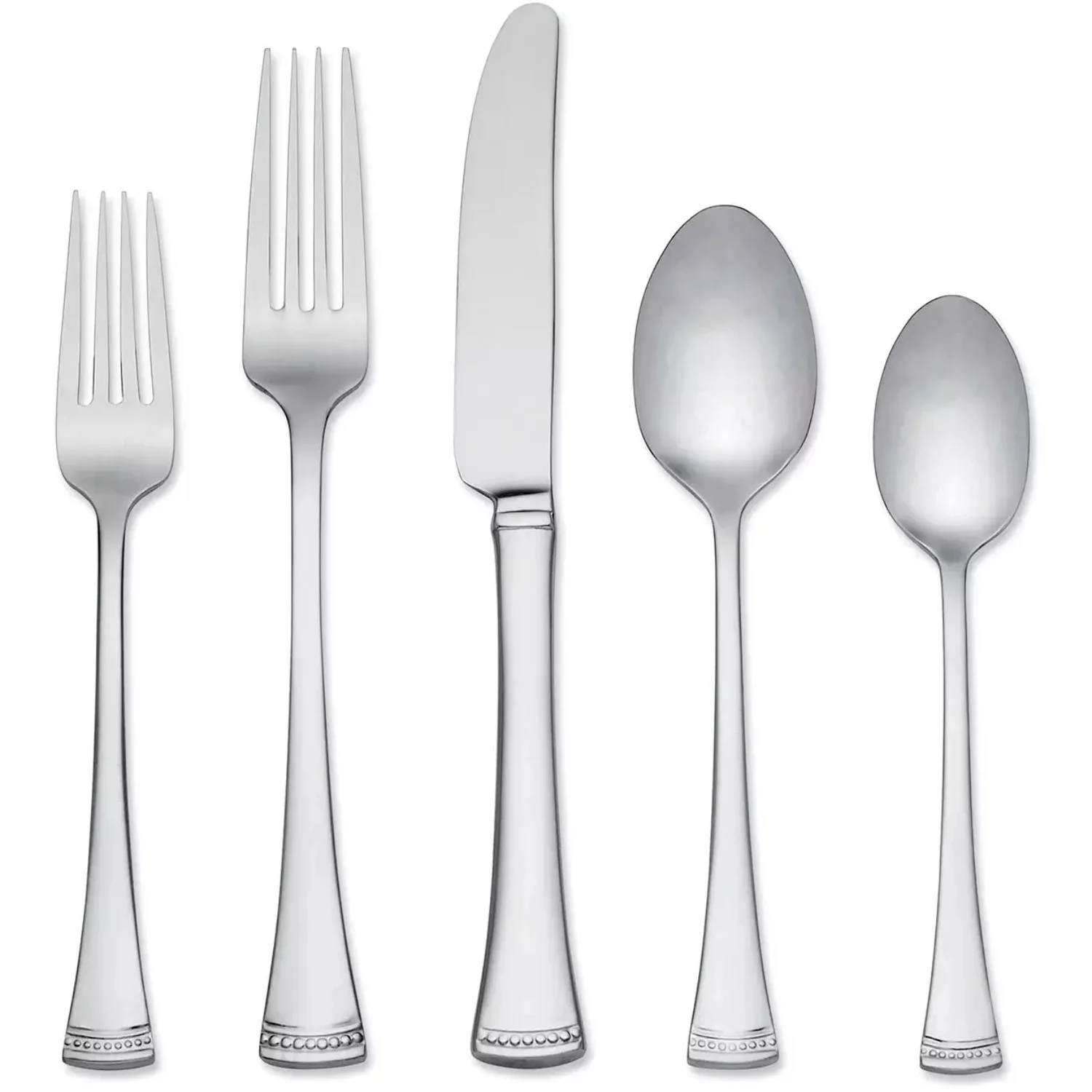 Lenox Portola 65-Piece Stainless Steel Flatware Set, Service for 12