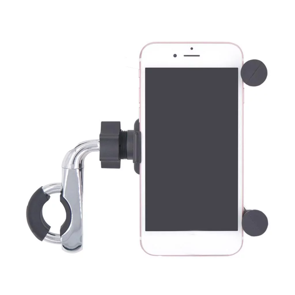 360  degree Rotatable Mobile Phone Holder Clamp Fit For Motorcycles Handlebar Holder With Built-in USB Port