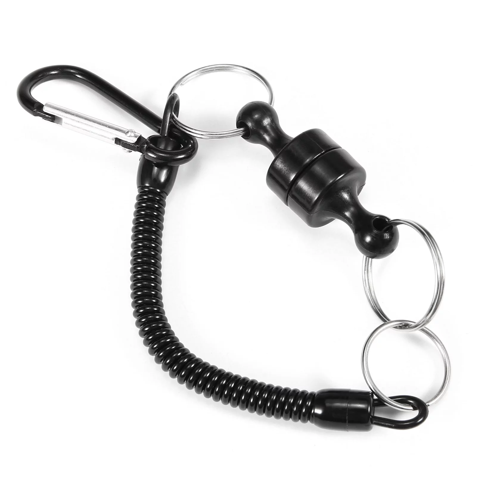 Lixada Coil Lanyard,Carabiner Clip Net Coil Coil Carabiner Clip 6pcs Coil Carabiner Clip Net Net