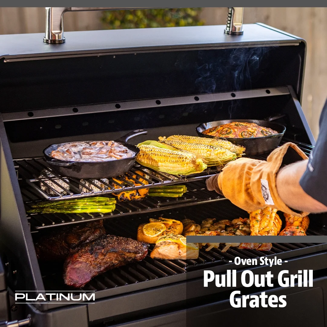 Pit Boss Platinum 1250 Connected Wood Pellet Grill with Wi-Fi® and PID Controller