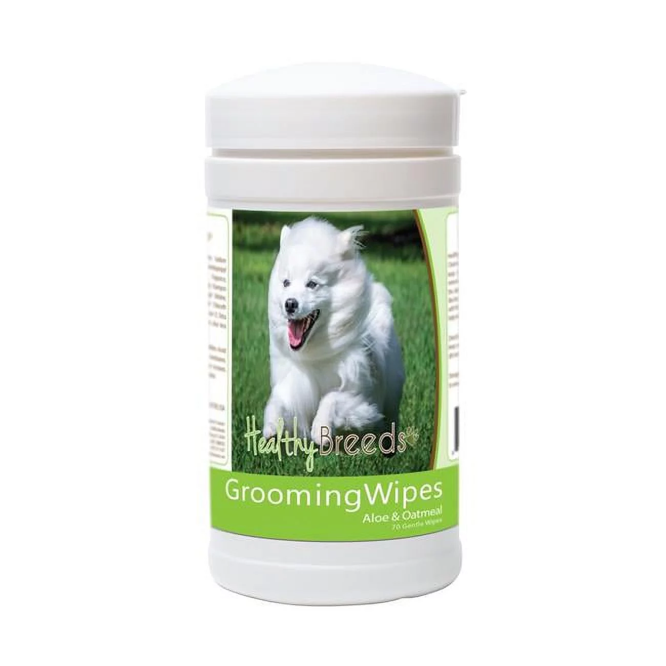 Healthy Breeds  American Eskimo Dog Grooming Wipes - 70 Count
