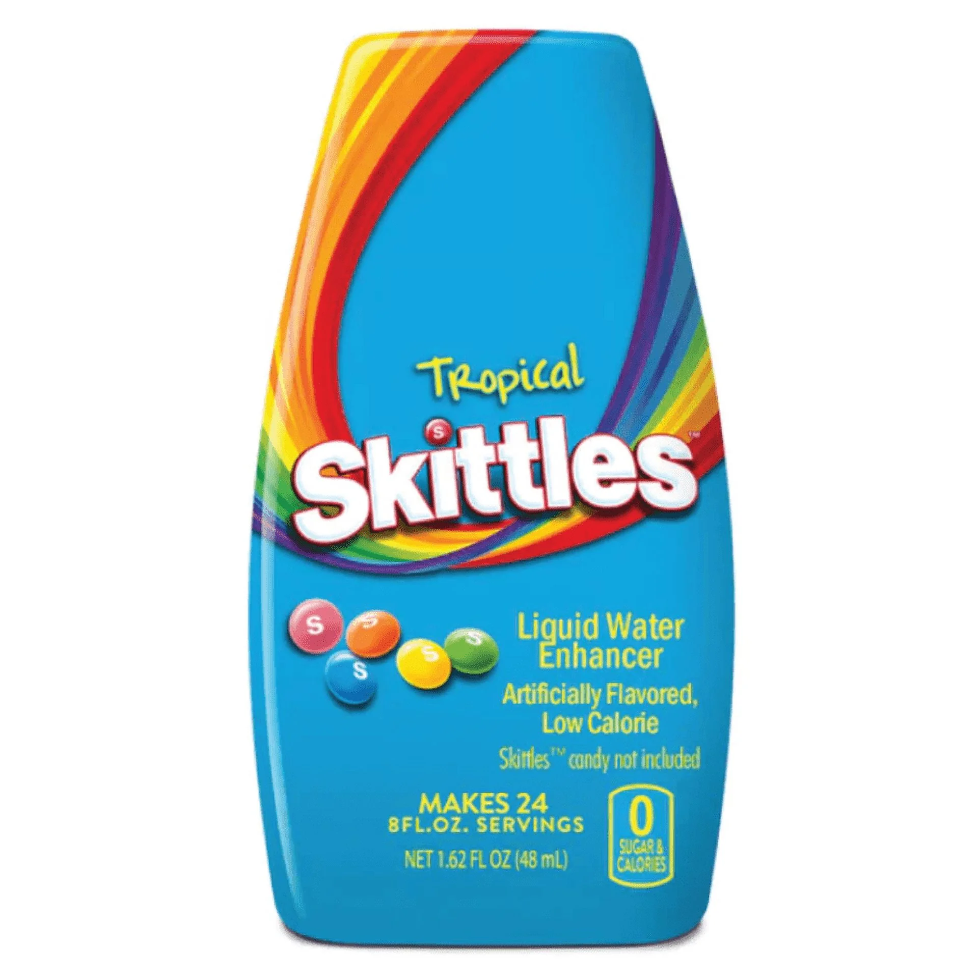 Skittles Tropical Liquid Water Enhancer | 1.62oz 48ml | 12 Bottles