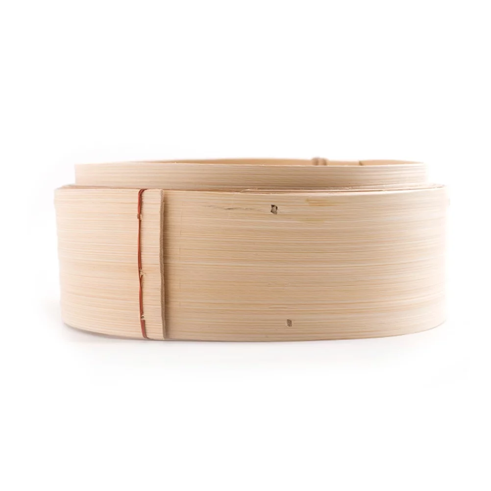 3pcs 8 Inch Bamboo Steamers Chinese Dim Sum Cookers Dessert Lotus Leaf Rice Steamers Kitchen Cooking Tools with Cover