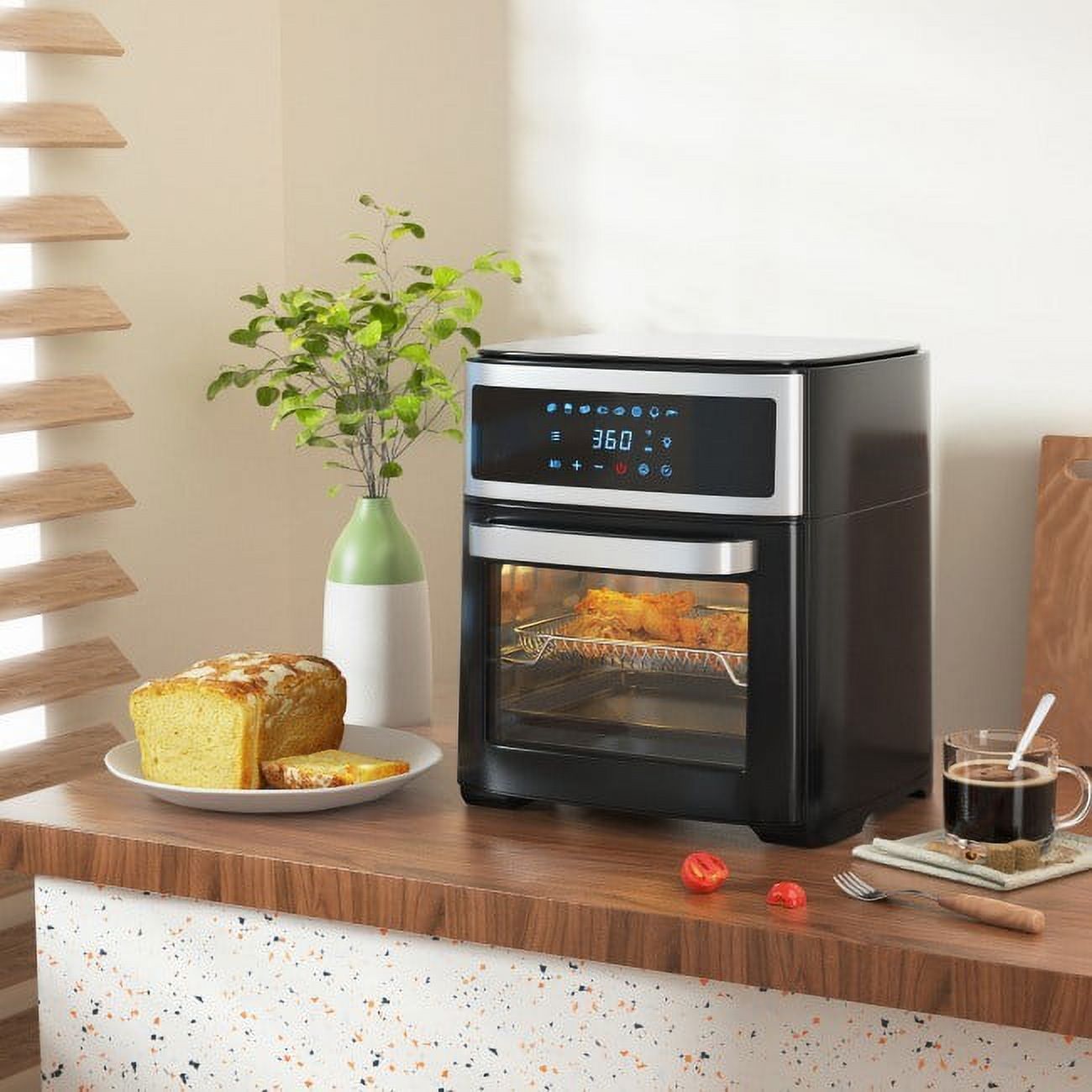 Versatile 13.7 Quart Air Oven with Touch Screen - Cook with Ease