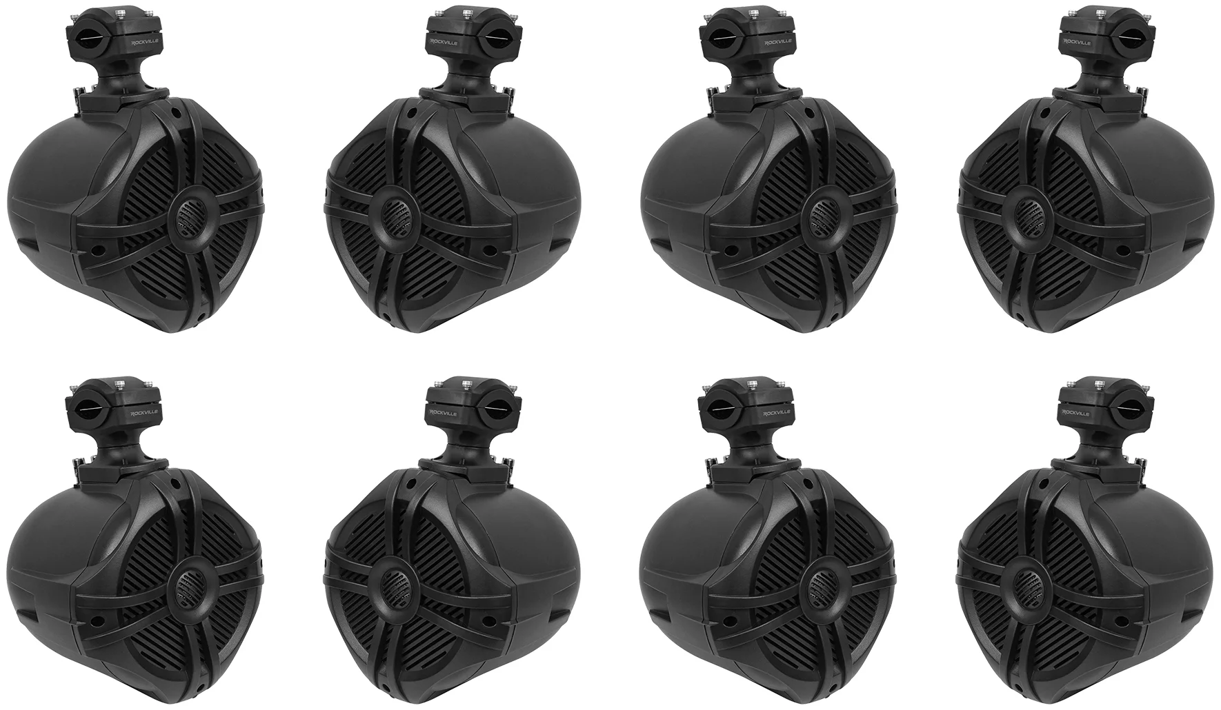 (8) Rockville RWB70B Black 6.5