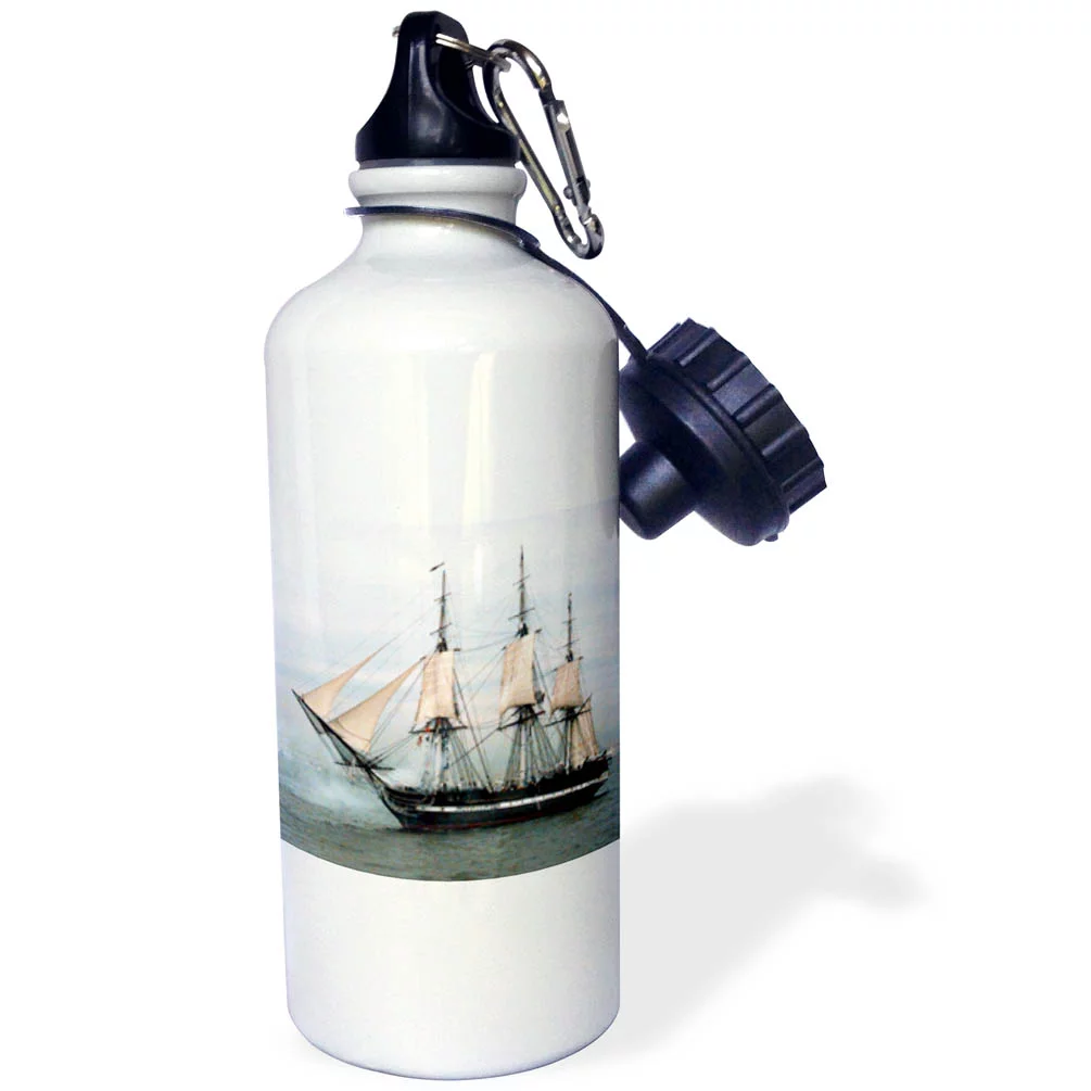 USS Navy Constitution Ship 21 oz Sports Water Bottle wb-38112-1