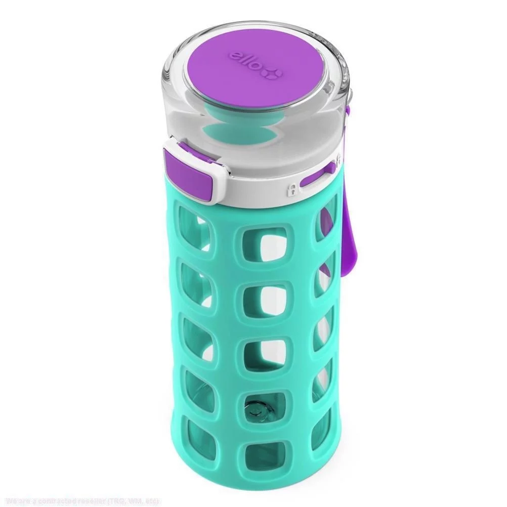 Ello 16oz 2pk Plastic Dash Water Bottles Green/Pink