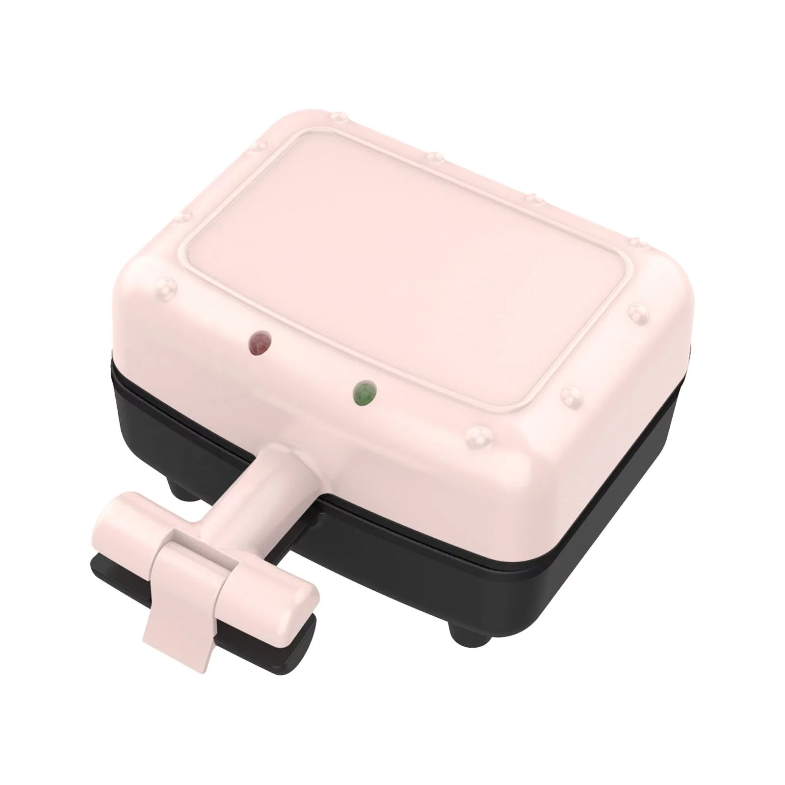 Sandwich Maker Small Electric Grill with Reminder Light Baking Tool Kids Friendly Household Multifunctional Breakfast Machine Waffle Maker pink