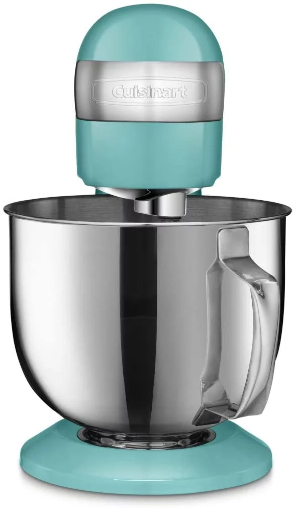 Restored Cuisinart SM-50TQFR 5.5 Quart Stand Mixer, Turquoise (Refurbished)