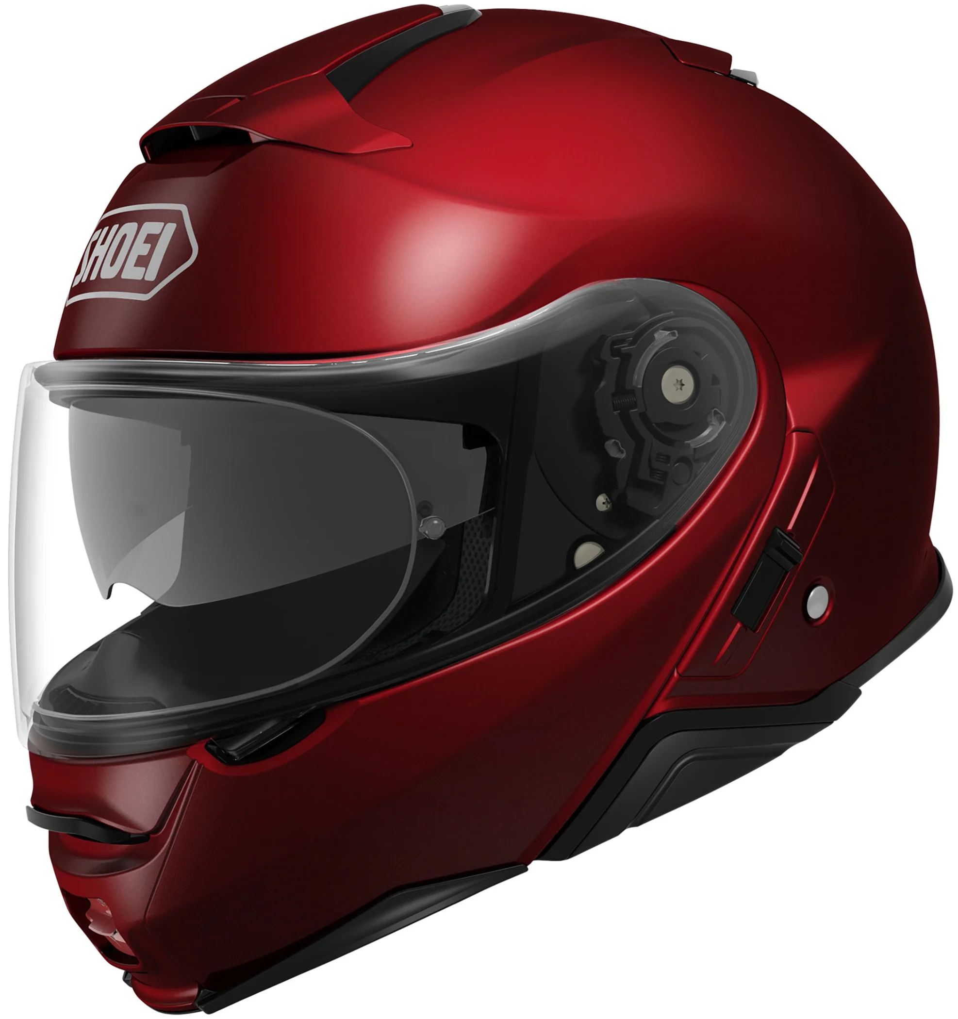 Shoei Neotec II Solid Helmet (X-Small, Wine Red)