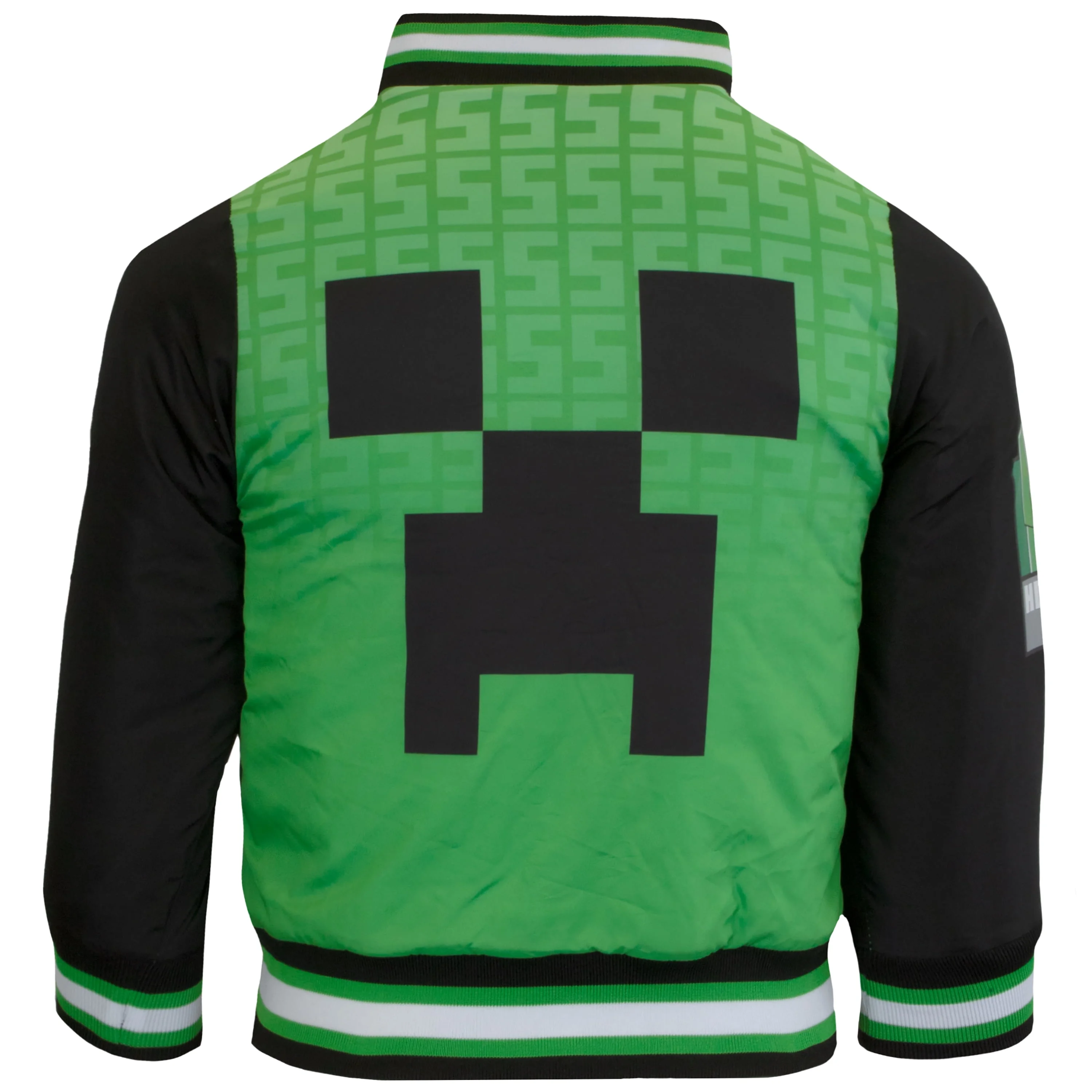 Minecraft Creeper Bomber Jacket for Boys (Sizes 4-18)