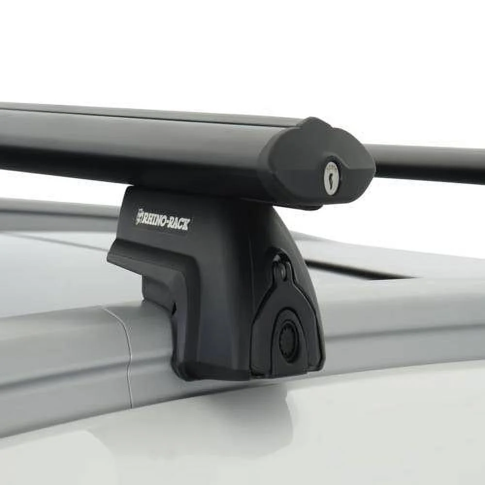 Rhino Rack 2011-2022 Fits Mitsubishi Outlander Sport 4dr 2014-2020 Outlander ZJFlush Rails SUV Roof Rack Black JA1753
