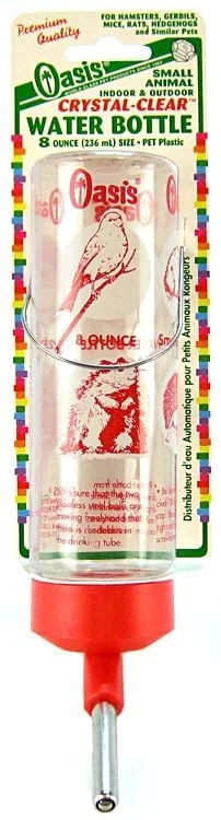 Oasis Crystal Clear Water Bottle 8 oz Pack of 4