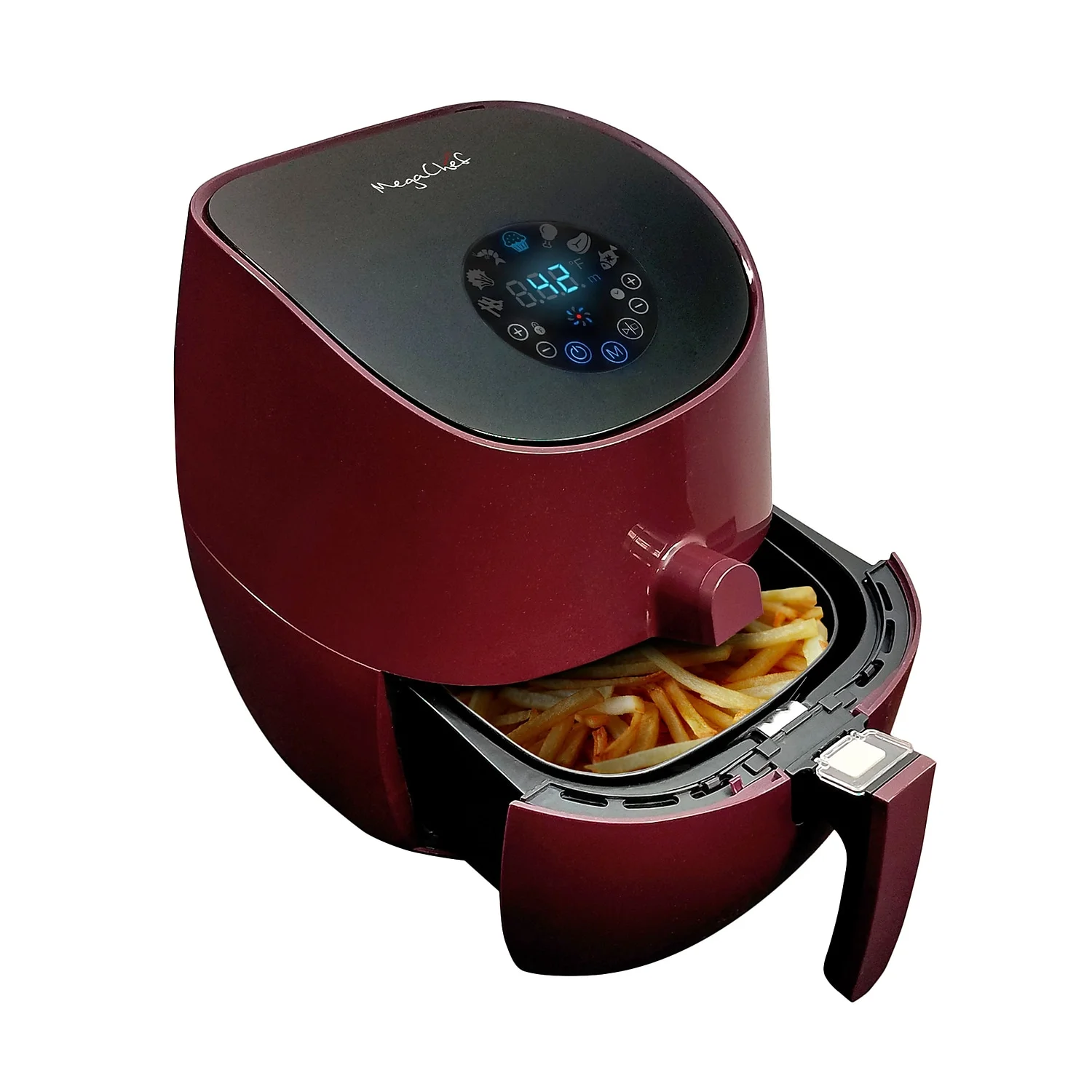 MegaChef 3.3 Liter Air Fryer Red (936102093M)