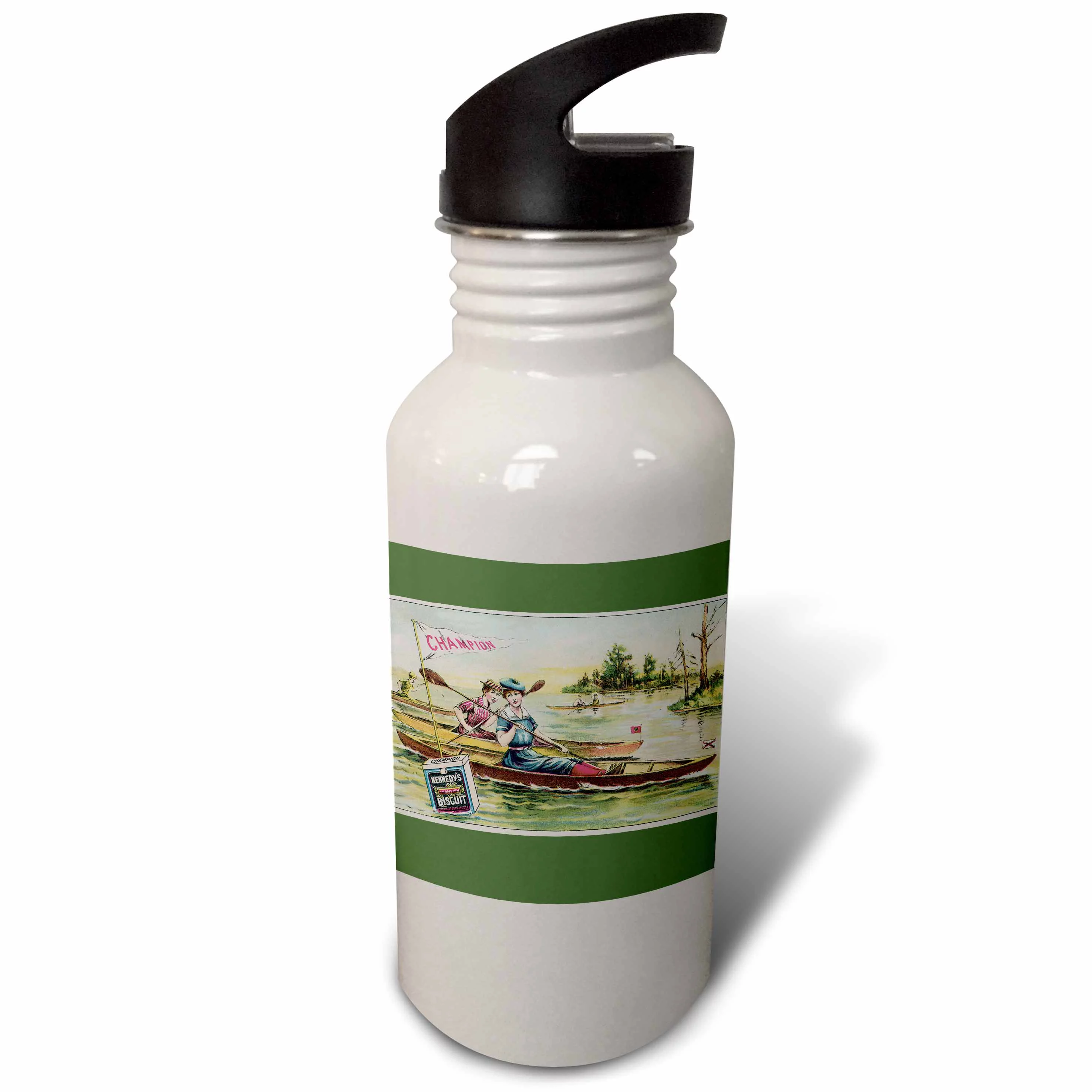 Champion Kennedy Biscuits Girls rowing Canoes 21 oz Sports Water Bottle wb-170509-1