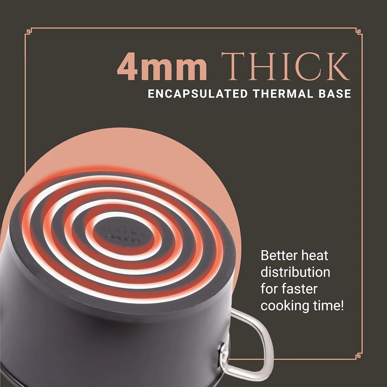 Excellence Granite Series 11 Inch Wok, Nonstick Stir-Fry And Frying Pan With Sturdy Steel Handles, Easy To Clean, Ideal For Stovetop And Electric Stove Cooking (10 Inc)