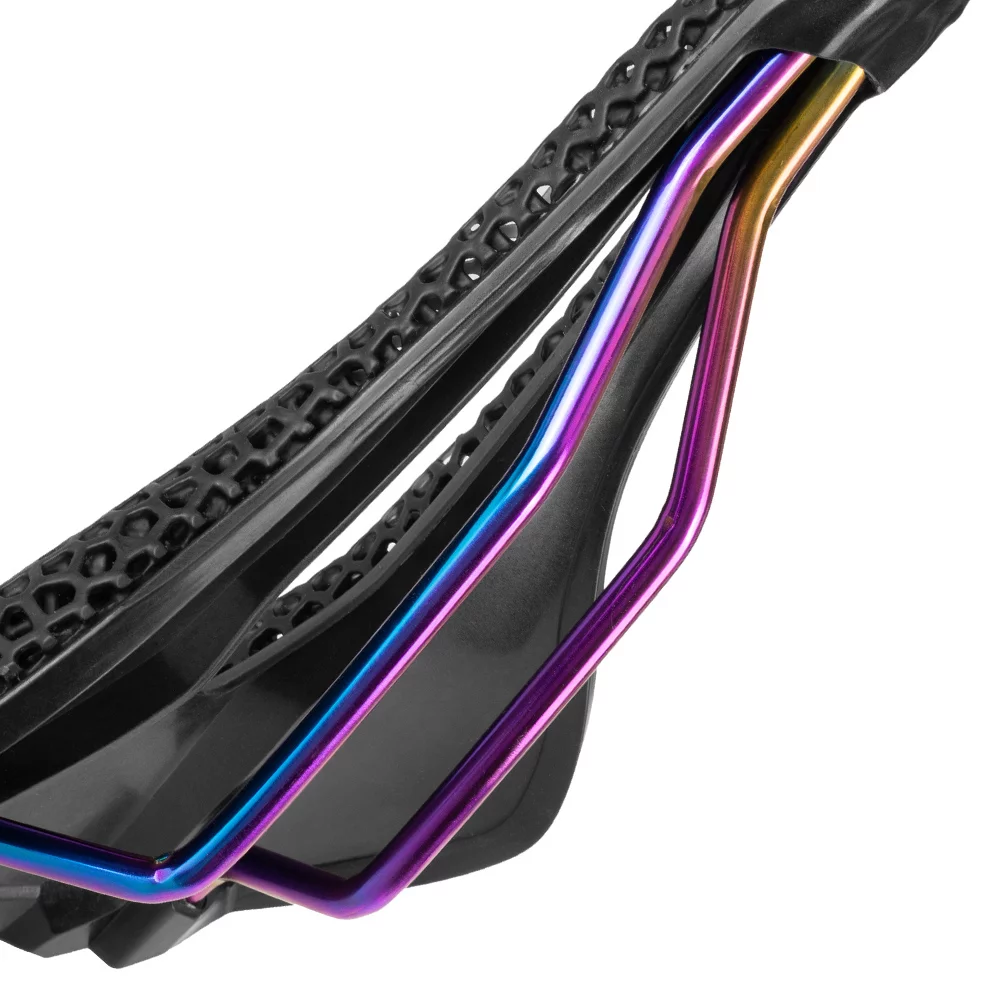 Tomshoo 3D Printed Saddle for Road and Mountain Bikes, Minimizes Swelling and Reduces Weight