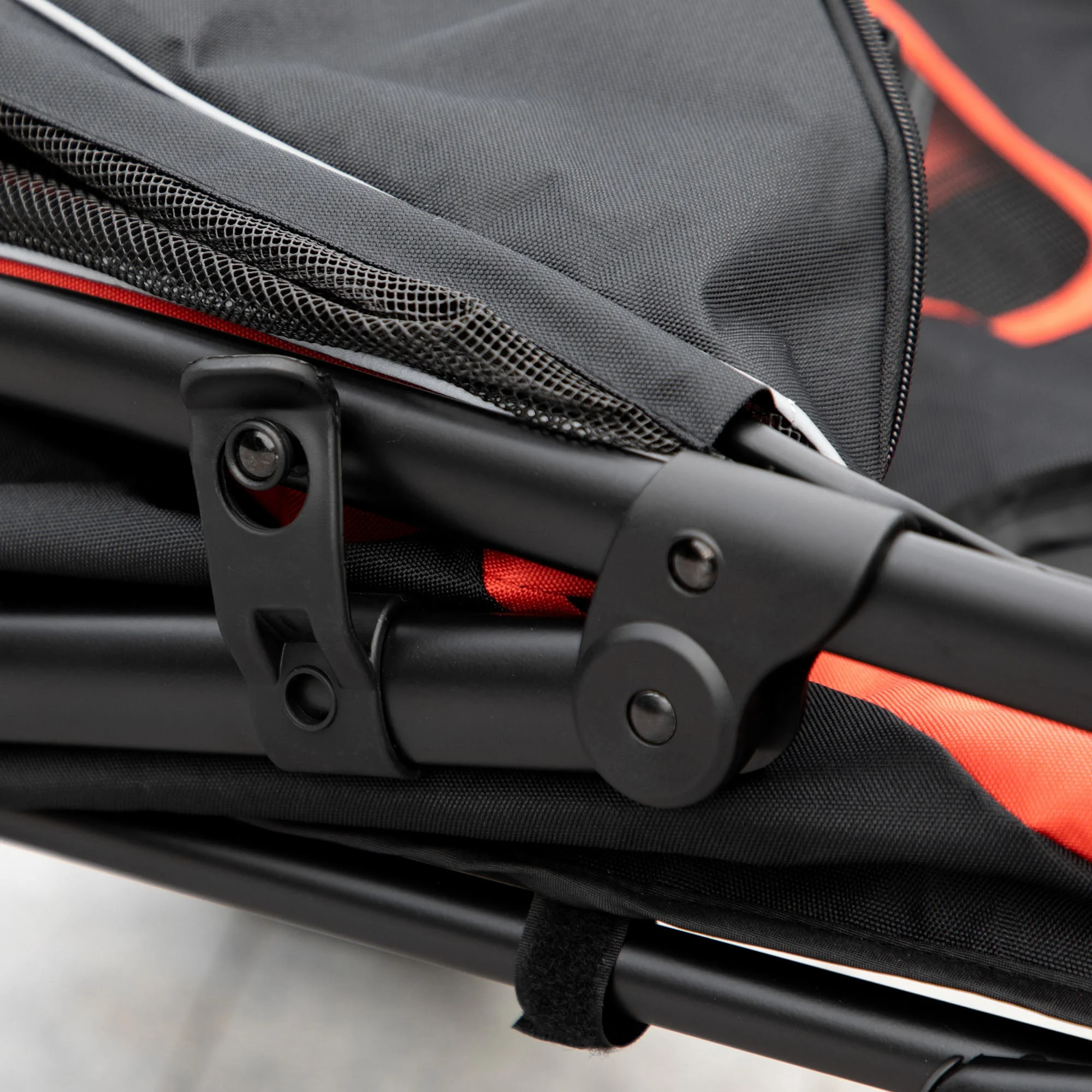 Pet Stroller - Foldable Dog Stroller with 2 Safety Lashes - Gray